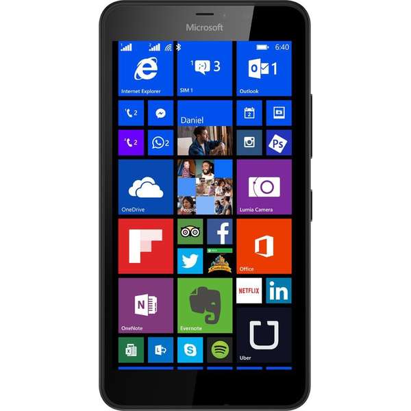Telefon mobil Microsoft Lumia 640 XL, Dual SIM, 5.7 inch, 3G, 1GB RAM, 8 GB, Negru
