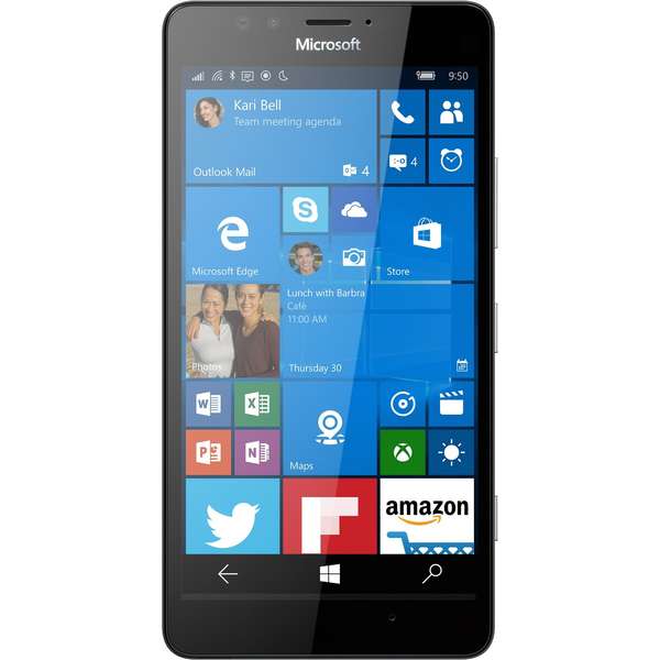 Telefon mobil Microsoft Lumia 950, Dual SIM, 5.2 inch, 4G, 3GB RAM, 32GB, Negru