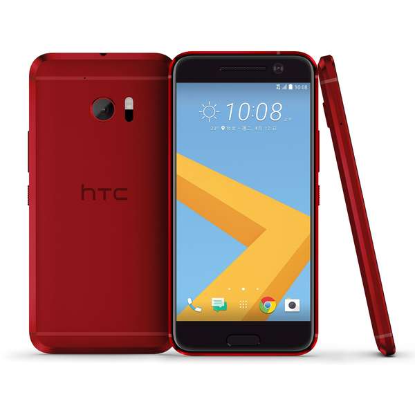 Telefon mobil HTC 10, Single SIM, 5.2 inch, 4G, 4GB RAM, 32GB, Rosu