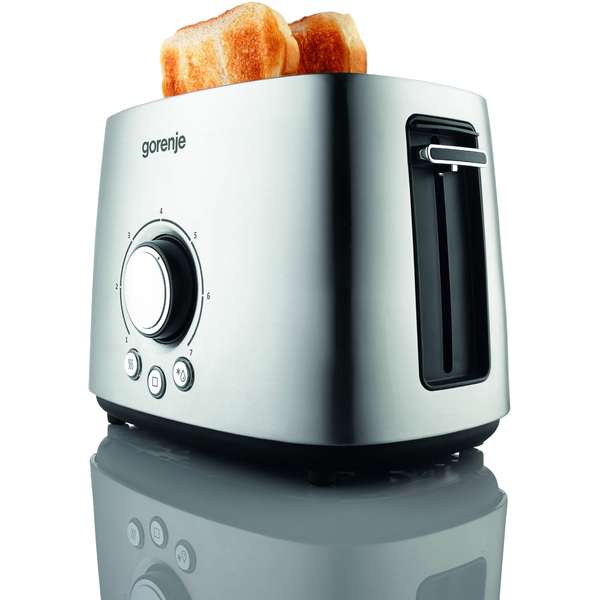 Toaster Gorenje T1000E, 1000 W, 7 Nivele, Argintiu
