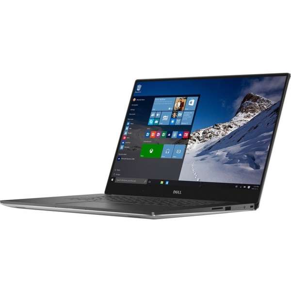 Laptop Dell XPS 15 (9550), Intel Core i7-6700HQ, 16 GB, 512 GB SSD, Microsoft Windows 10 Home, Argintiu