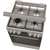 Aragaz Bosch HGD745250, 4 Arzatoare, Cuptor electric, 66 l, Clasa A, Inox