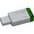 Memory stick Kingston DataTraveler 50, 16 GB, USB 3.0, Argintiu / Verde