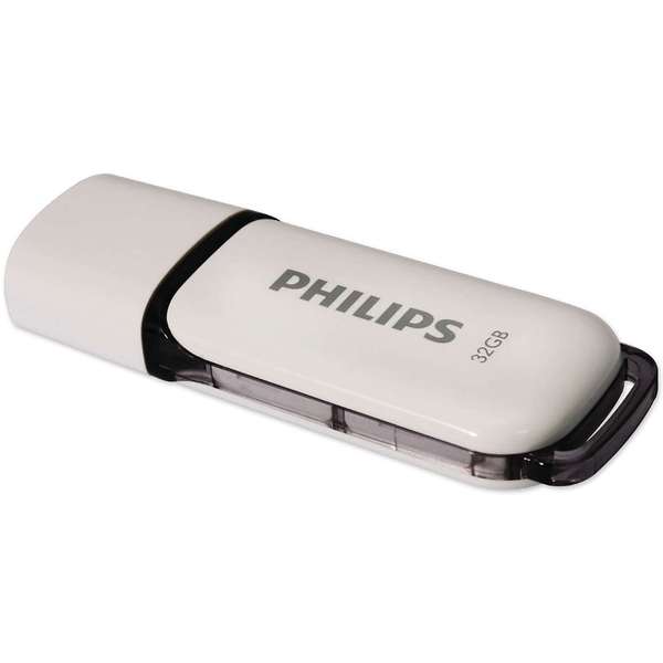 Memory stick Philips Snow Edition, 32 GB , USB 2.0, Alb / Gri