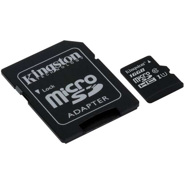 Card de memorie Kingston SDC10G2/16GB, Micro SDHC, 16 GB, Clasa 10