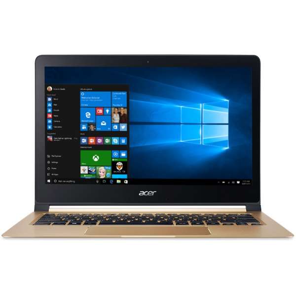 Laptop Acer Swift SF713-51, Intel Core i5-7Y54, 8 GB, 256 GB SSD, Microsoft Windows 10 Home, Auriu / Negru