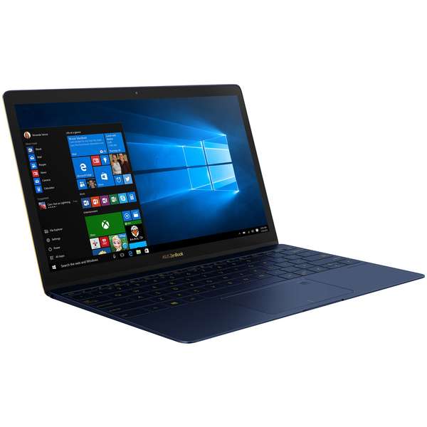Laptop Asus ZenBook 3 UX390UA, Intel Core i7-7500U, 8 GB, 512 GB SSD, Microsoft Windows 10 Home, Albastru