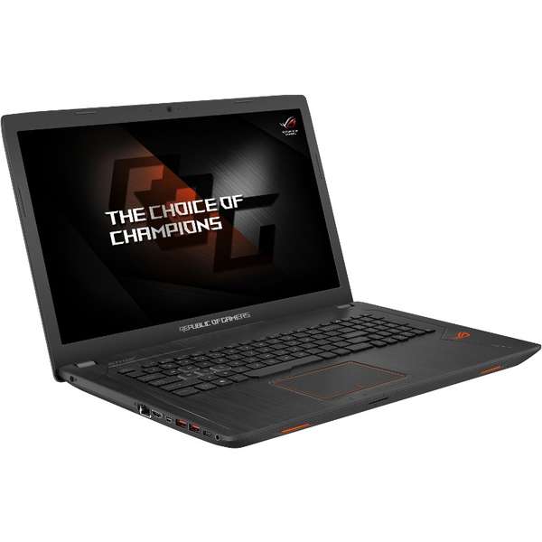 Laptop Asus ROG GL753VD, Intel Core i7-7700HQ, 16 GB, 1 TB + 128 GB SSD, Free DOS, Negru