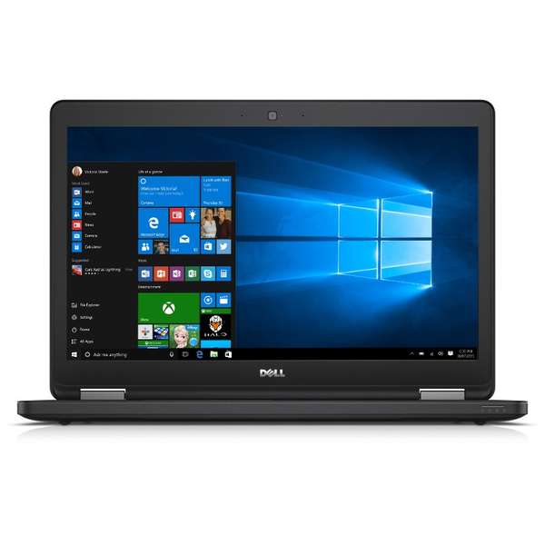 Laptop Dell Latitude E5570 (seria 5000), Intel Core i5-6300U, 8 GB, 256 GB SSD, Microsoft Windows 10 Pro, Negru