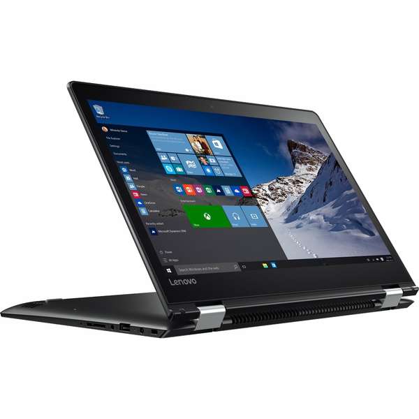 Laptop Lenovo Yoga 510, Intel Core i7-7500U, 8 GB, 256 GB SSD, Microsoft Windows 10 Home, Negru
