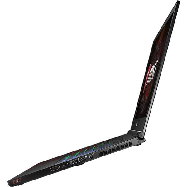 Laptop MSI GS63VR 7RF Stealth Pro, Intel Core i7-7700HQ, 16 GB, 1 TB + 256 GB SSD, Microsoft Windows 10 Home, Negru