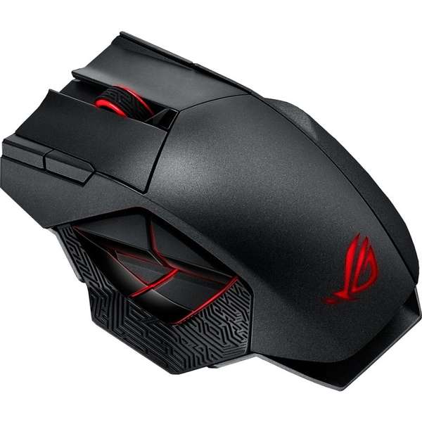 Mouse Asus ROG Spatha, Wired / Wireless, 12 butoane, Negru