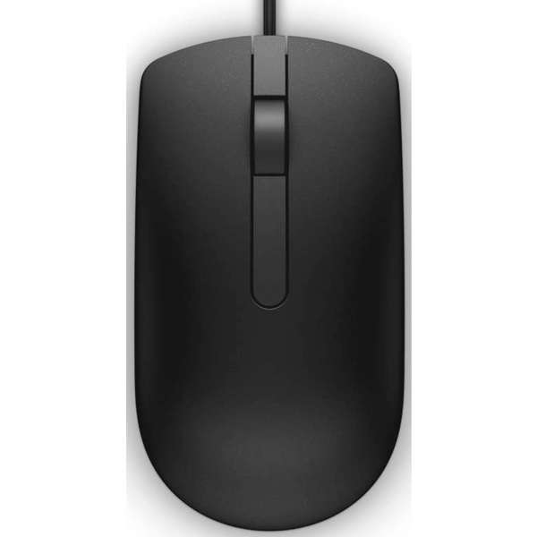 Mouse Dell MS116, Wired, 3 butoane, Negru