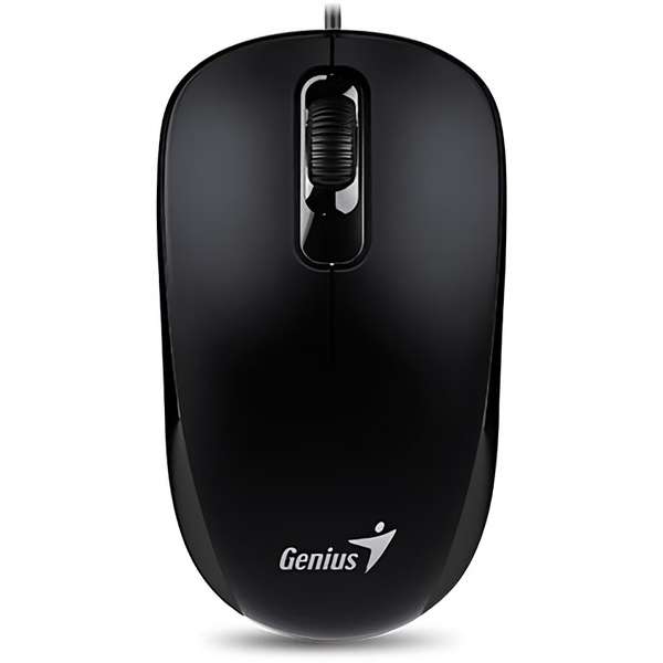 Mouse Genius DX-110, Wired, 3 butoane, Negru
