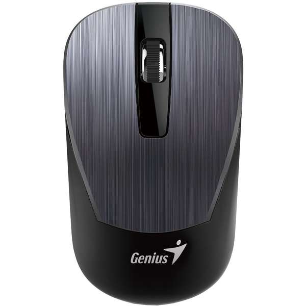 Mouse Genius NX-7015, Wireless, 3 butoane, Negru / Gri