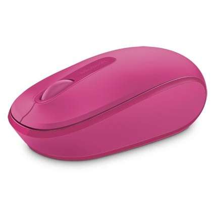 Mouse Microsoft Mobile 1850, Wireless, 3 butoane, Magenta