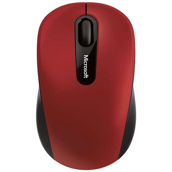 Mouse Microsoft 3600, Wireless, 3 butoane, Negru / Rosu