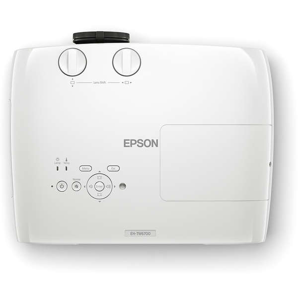 Videoproiector Epson EH-TW6700, 3000 lumeni, 1920 x 1080 pixeli, Alb