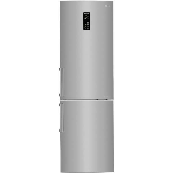 Combina frigorifica LG GBB59PZKVB, 318 l, Clasa A+, Inox