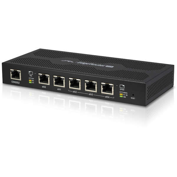 Router UbiQuiti ERPOE-5, 5 x Gigabit, 10/100/1000 Mbs