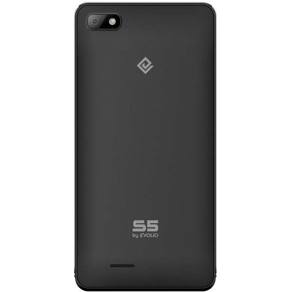 Telefon mobil Evolio S5, 5 inch, Dual SIM, 1 GB RAM, 8 GB, Negru