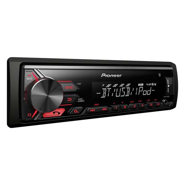Player auto Pioneer MVH-390BT, 4x50 W, USB, AUX, RCA, Control iPod/iPhone, Android, Bluetooth