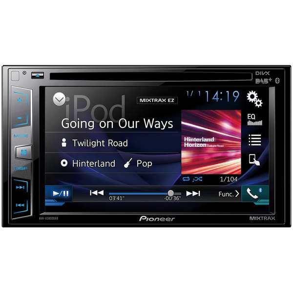 Sistem multimedia auto Pioneer, AVH-X3800DAB, 6.2 inch, 4 x 50 W, Bluetooth