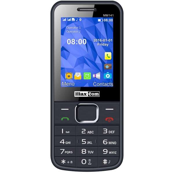 Telefon mobil Maxcom MM141, 2.4 inch, Dual SIM, Gri