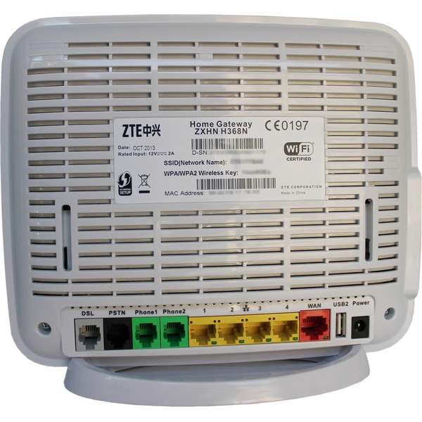 Router ZTE H368N, 300 Mbps