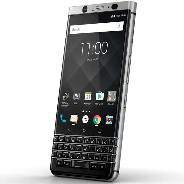 Telefon mobil BlackBerry KEYone, Single SIM, 4.5 inch, 3 GB RAM, 32 GB, Argintiu