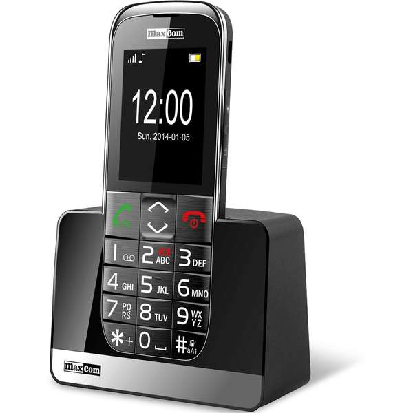 Telefon mobil Maxcom MM720BB, 2.2 inch, Single SIM, Negru