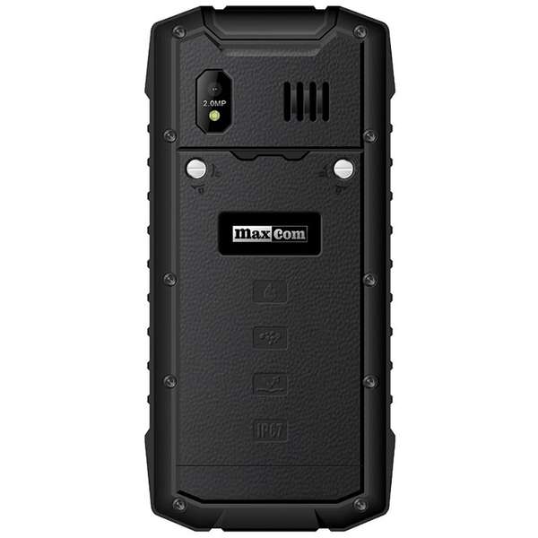 Telefon mobil Maxcom MM916, 2.4 inch, Dual SIM, Negru