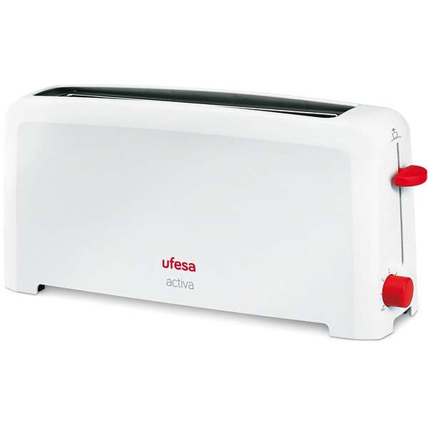 Toaster Ufesa TT7361, 1000 W, 6 nivele prajire, Alb