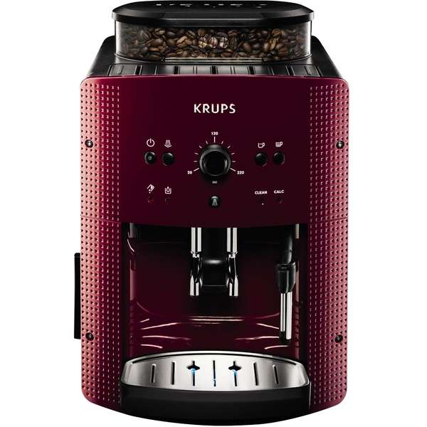 Espressor automat Krups EA8107, 1400 W, 1.7 l, 15 Bar, Rosu