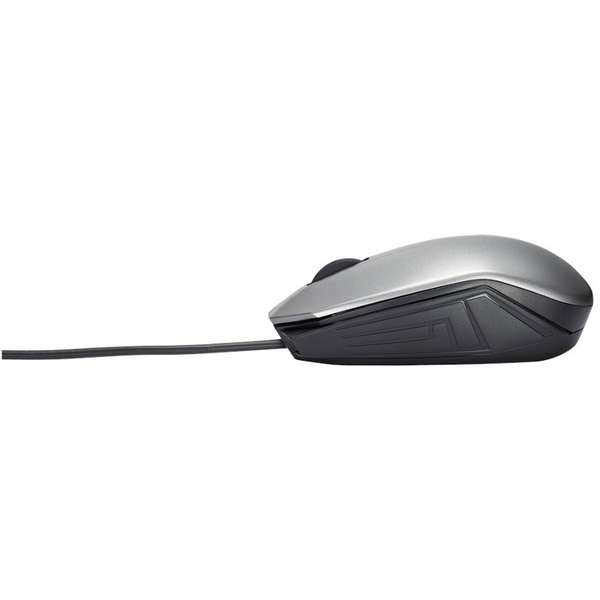 Mouse Asus UT280, Wired, 3 butoane, Argintiu