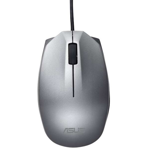 Mouse Asus UT280, Wired, 3 butoane, Argintiu