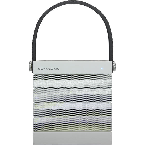 Boxa portabila Scansonic BT100, Bluetooth, Alb