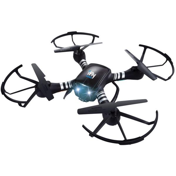 Drona Evolio iFly Range, Distanta de control 100 - 120 m, Timp de zbor 8 - 10 minute, Negru
