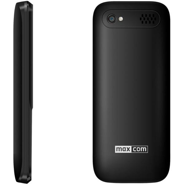 Telefon mobil Maxcom MM143, 2.4 inch, Dual SIM, Negru