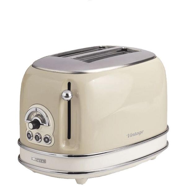 Toaster Ariete 0155 Vintage, 810 W, 2 felii, Crem