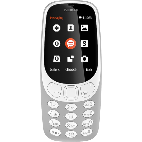 Telefon mobil Nokia 3310, 2.4 inch, Dual SIM, Gri