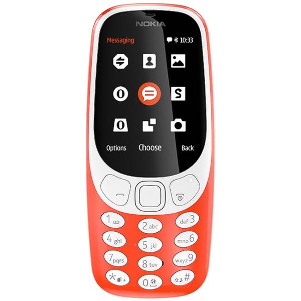Telefon mobil Nokia 3310, 2.4 inch, Dual SIM, Rosu
