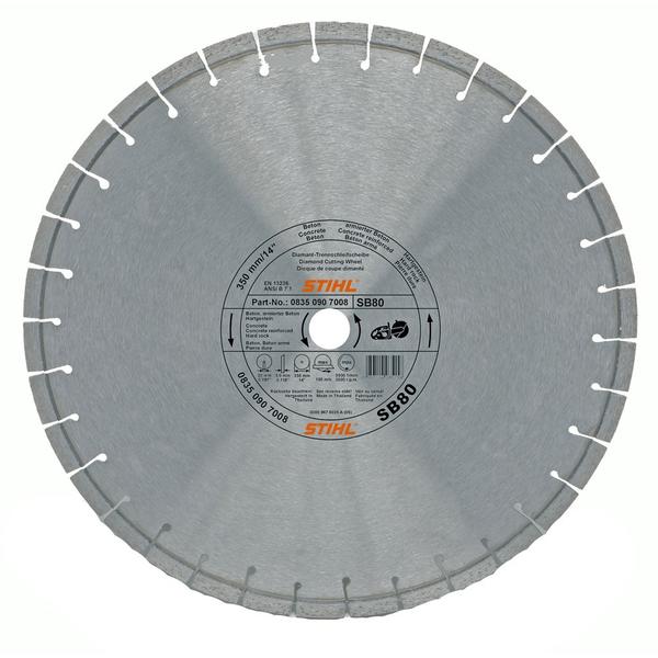 Disc abraziv diamantat STIHL SB 80, Diametru 350 mm