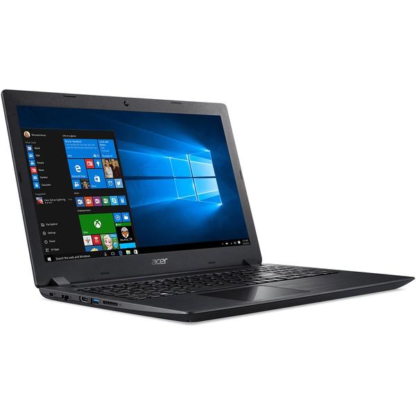 Laptop Acer Aspire 3 A315-31-C6EZ Intel Celeron N3350 pana la 2.40 GHz, 15.6 inch, 4GB, 500GB, Intel HD Graphics 500, Microsoft Windows 10 Home, Negru
