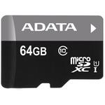 Card de memorie Adata AUSDX64GUICL10-RA1, Micro SDHC, 64 GB, Clasa 10 + Adaptor SD