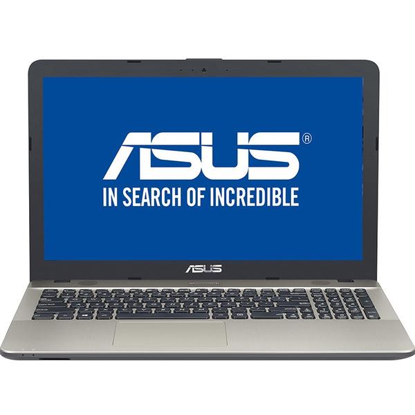 Laptop Asus X541NA, 15.6 inch, HD, Procesor Intel Celeron Dual Core N3350 (2M Cache, up to 2.4 GHz), 4GB, 500GB, GMA HD 500, Endless OS, Chocolate Black, no ODD