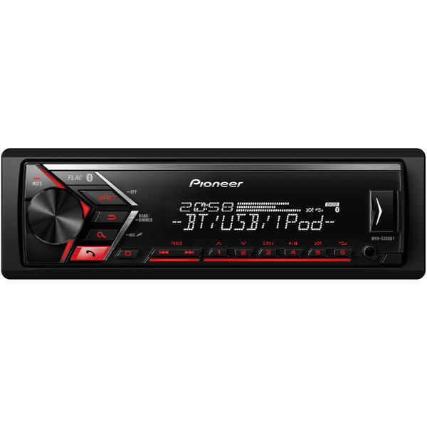 Player auto Pioneer MVH-S300BT, 4x50 W, USB, AUX