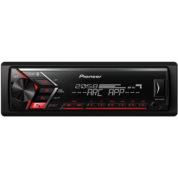 Player auto Pioneer MVH-S300BT, 4x50 W, USB, AUX