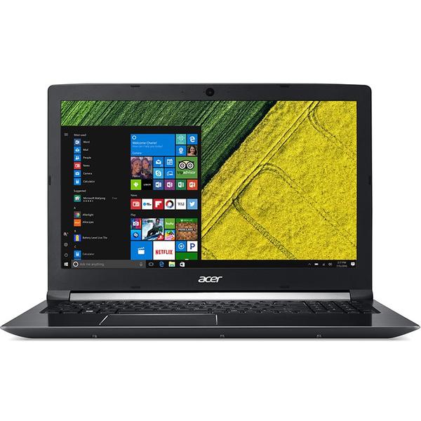 Laptop Acer Aspire 7 A715-71G, Intel Core i7-7700HQ, 8 GB, 512 GB SSD, Linux, Negru