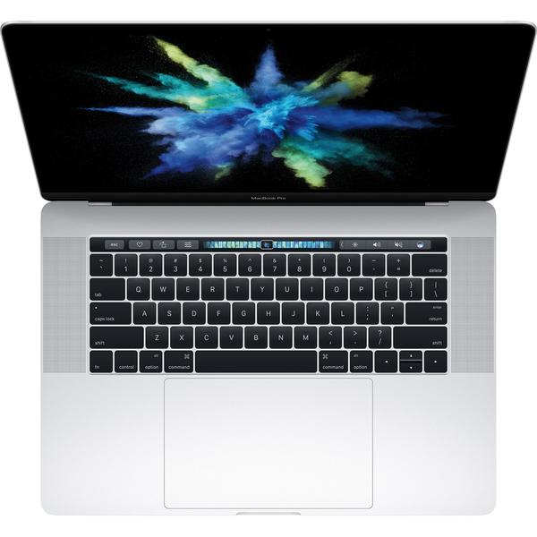 Laptop Apple The New MacBook Pro 15 Retina, Touch Bar, Radeon Pro 555 2 GB, Intel Core i7-7700HQ, 16 GB, 256 GB SSD, Mac OS Sierra, Argintiu